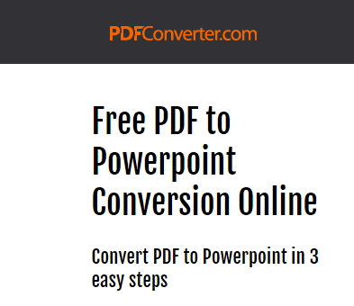 from pdf to powerpoint converter